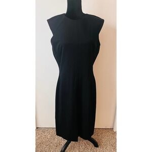 NWT M.M. LAFLEUR Black Katie Dress - Size 14